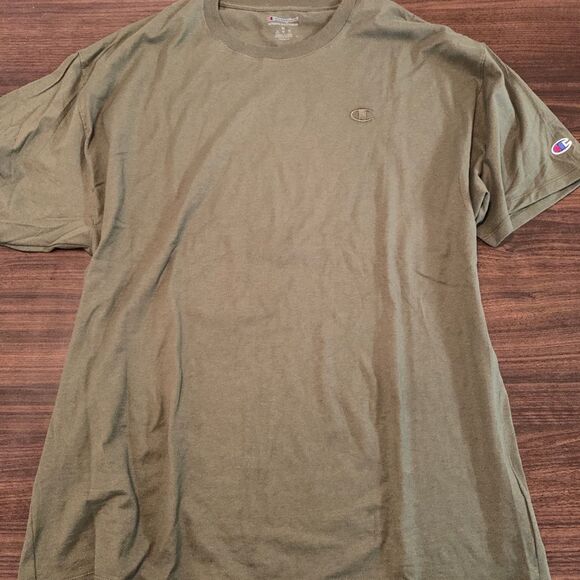New w/o Tags Olive Green Champion T-shirt - Picture 1 of 2